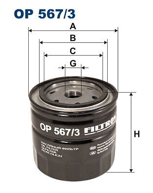 Filtron 567 oil filter - 567/3,