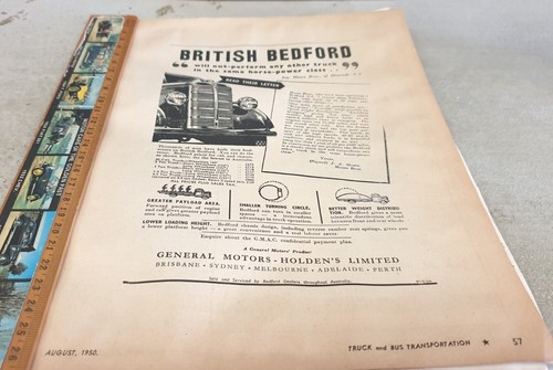 1950 british bedford - bedford, trucks
