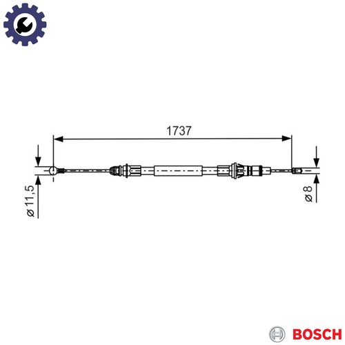 Cable pull parking - parking, 987