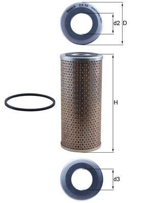 Oil filter fits jaguar - fits, type