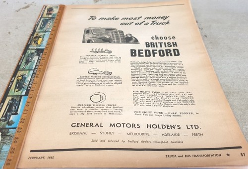 1950 british bedford trucks - bedford,