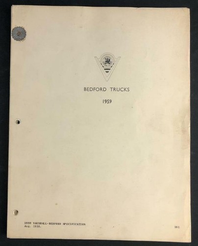 Vauxhall bedford specification - bedford,