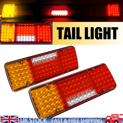 Led rear tail lights pair - rear,