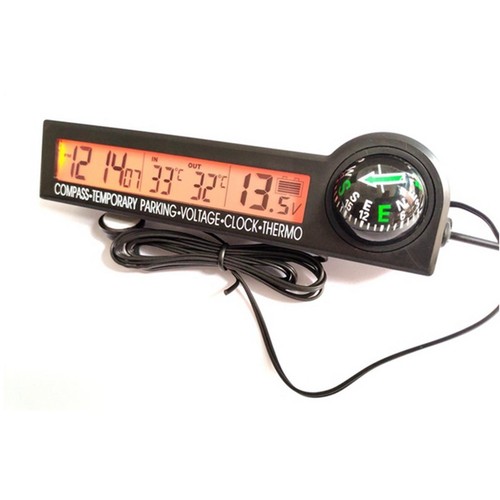 Digital clock compass - digital,