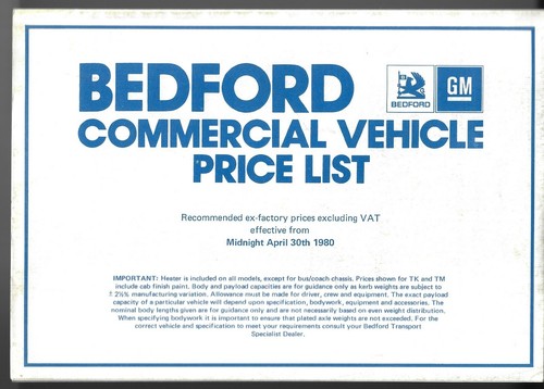Bedford range prices options - prices,
