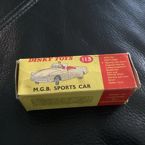 Dinky toys 113 b sports - toys,