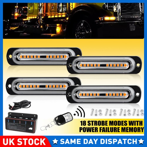 12led 4pcs amber recovery - 12led,
