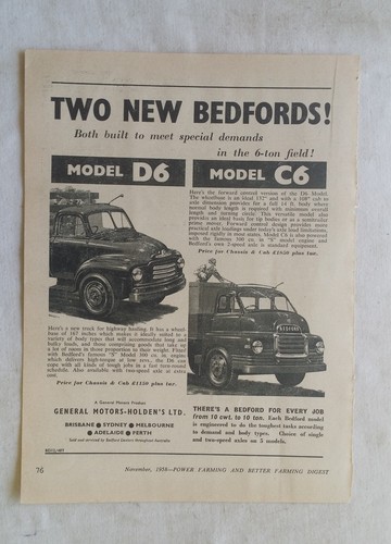 British bedford truck - british, c6
