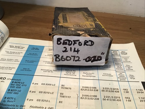 Bedford 214cu 020 - bedford, -.020”
